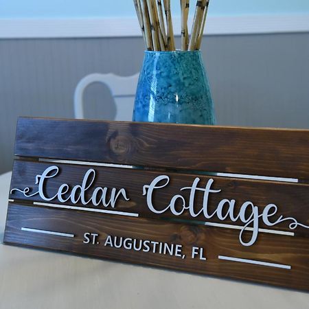 Cedar Cottage - Newly Renovated, Walk Downtown St. Augustine Extérieur photo