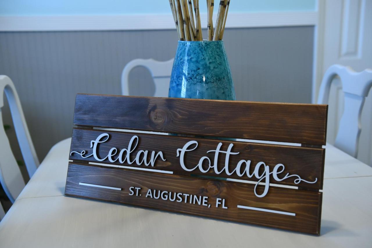 Cedar Cottage - Newly Renovated, Walk Downtown St. Augustine Extérieur photo